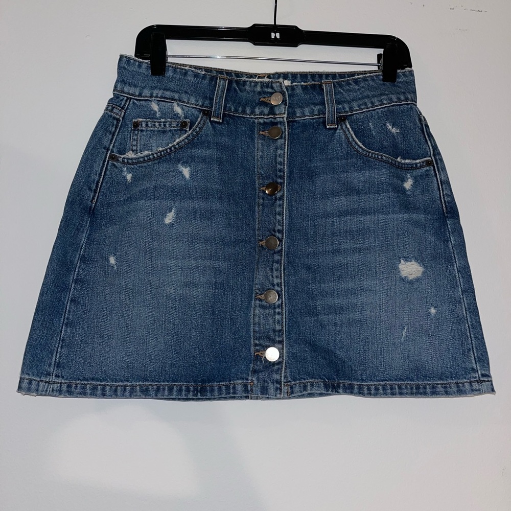Reformation Denim Skirt